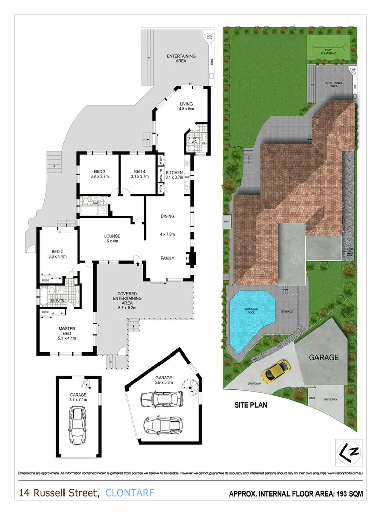 Floorplan of Homely house listing, 14 Russell Street, Clontarf NSW 2093