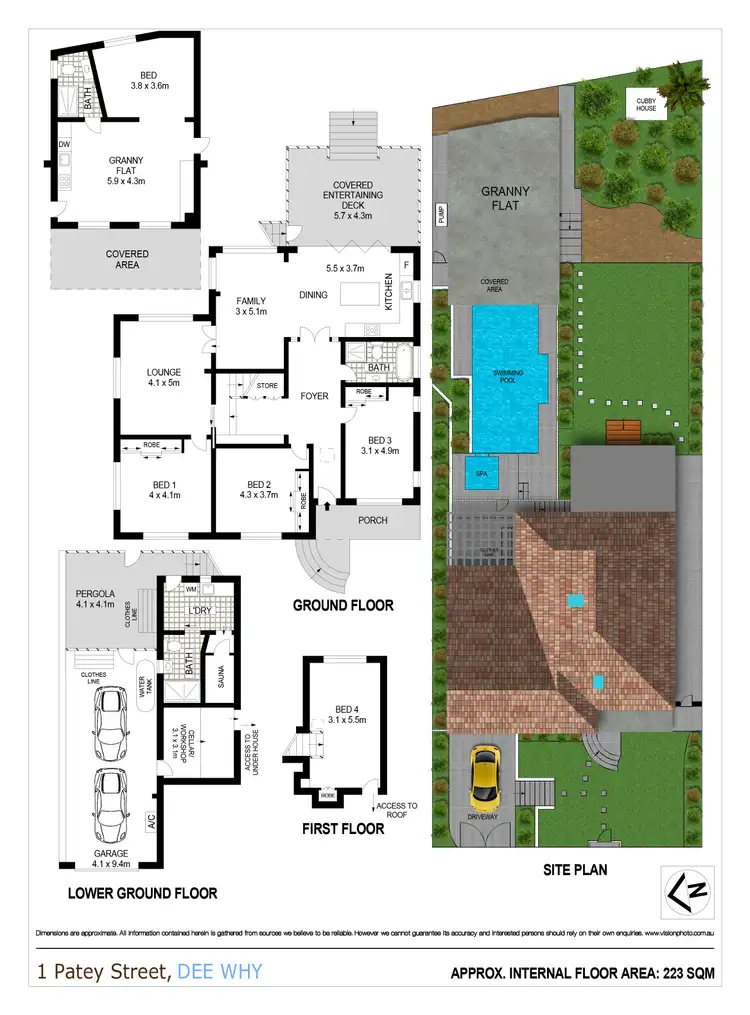 Floorplan of Homely house listing, 1 Patey Street, Dee Why NSW 2099