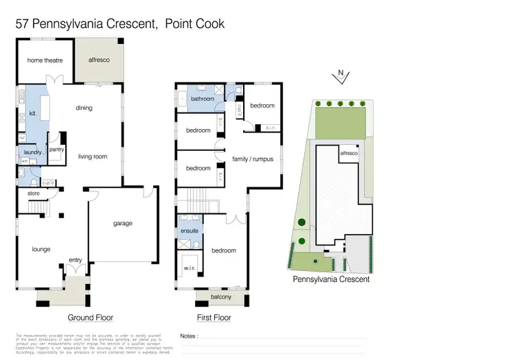 Floorplan of Homely house listing, 57 Pennsylvania Crescent, Point Cook VIC 3030