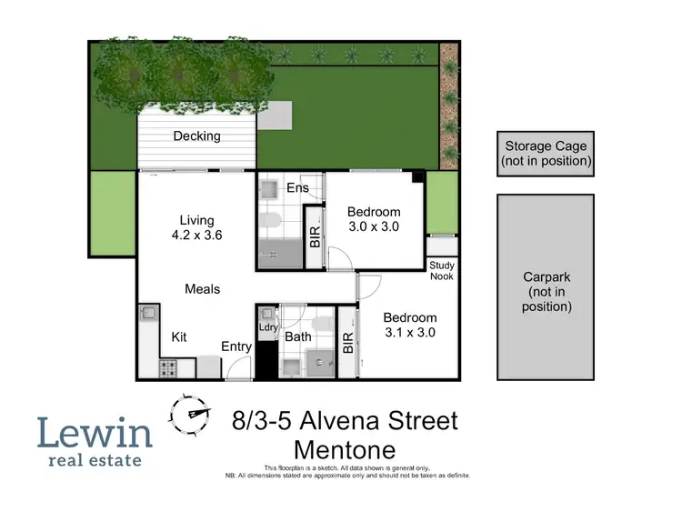 Floorplan of Homely apartment listing, 8/3-5 Alvena Street, Mentone VIC 3194