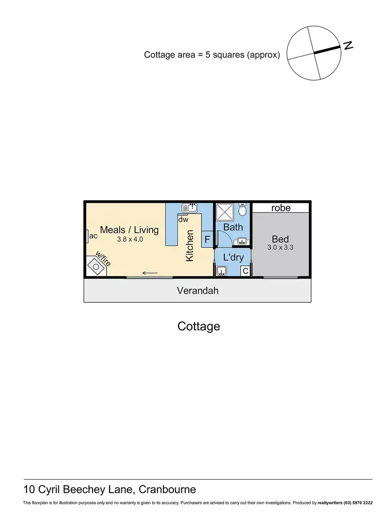 Floorplan of Homely rural property listing, 10 Cyril Beechey Lane, Cranbourne VIC 3977
