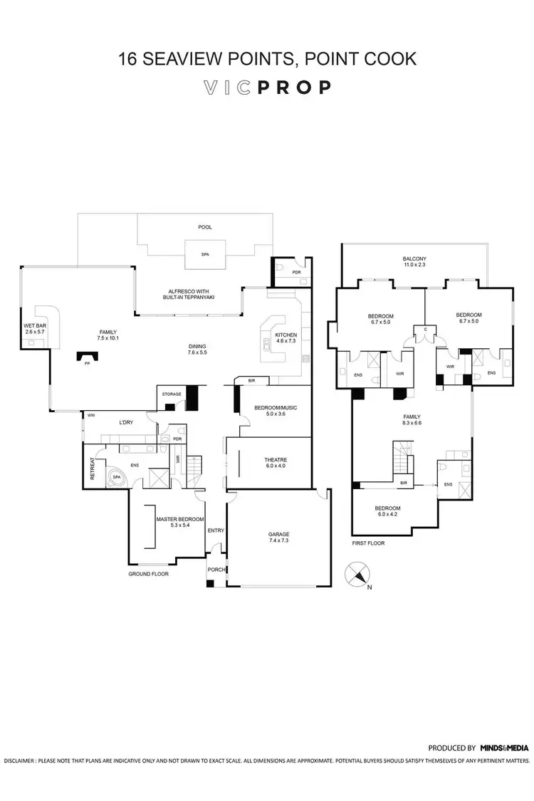 Floorplan of Homely house listing, 16 Seaview Point, Sanctuary Lakes VIC 3030
