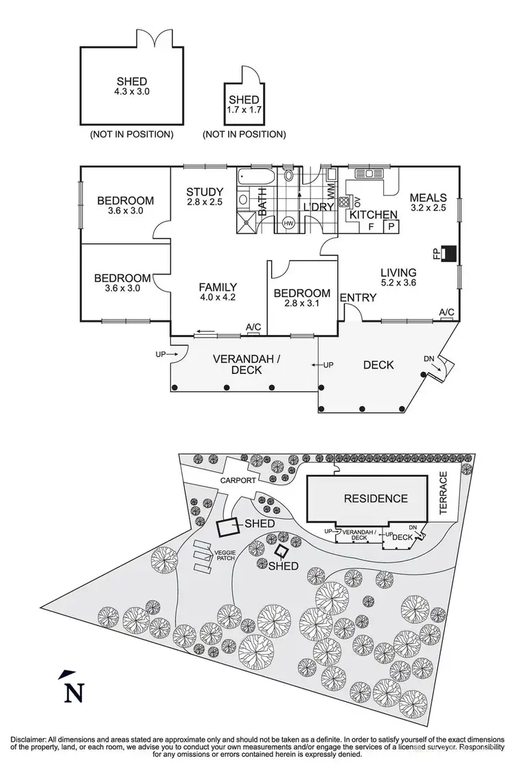 Floorplan of Homely house listing, 55-57 Meander Road, Hurstbridge VIC 3099