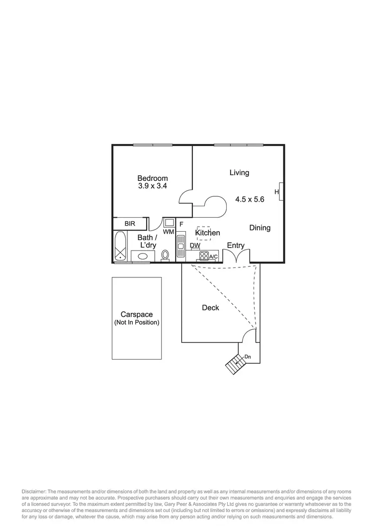 Floorplan of Homely apartment listing, 5/128 Male Street, Brighton VIC 3186