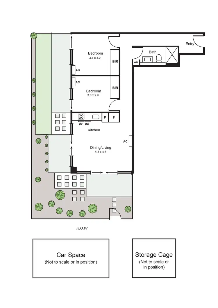 Floorplan of Homely apartment listing, G06/317 New Street, Brighton VIC 3186