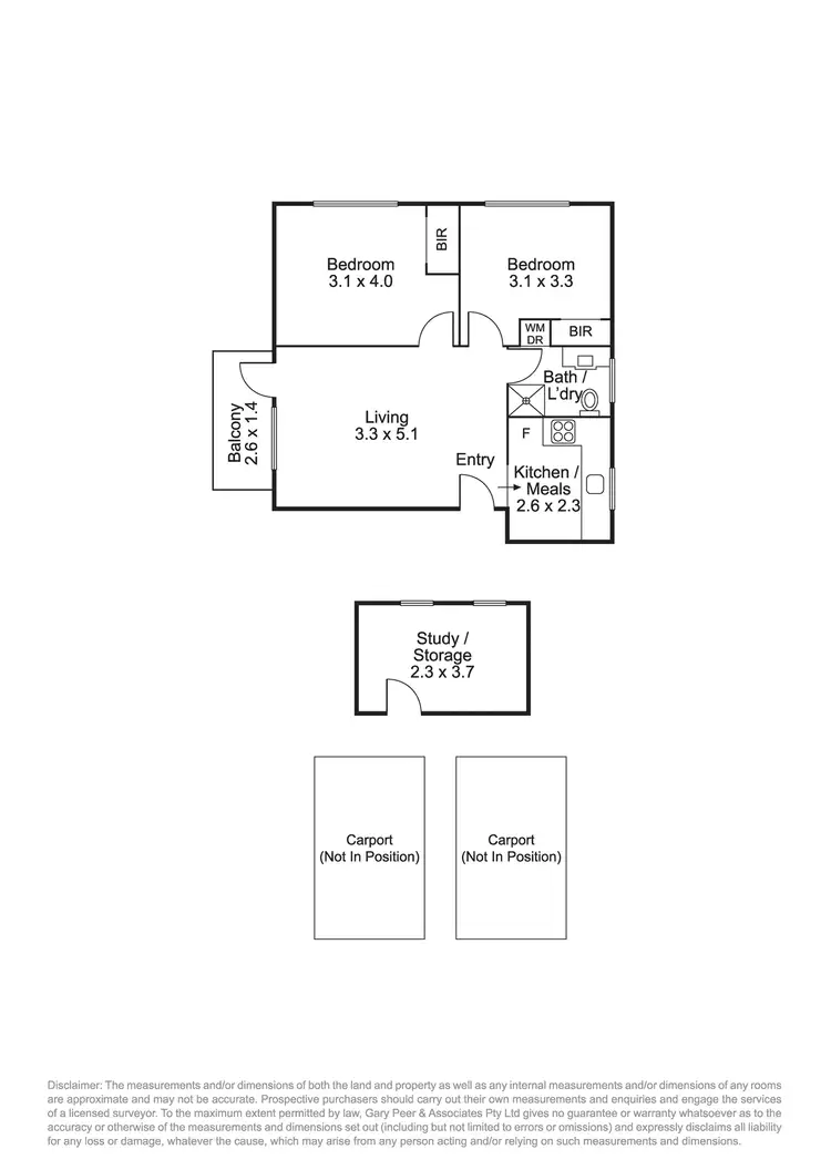 Floorplan of Homely apartment listing, 1/29 The Avenue, Windsor VIC 3181