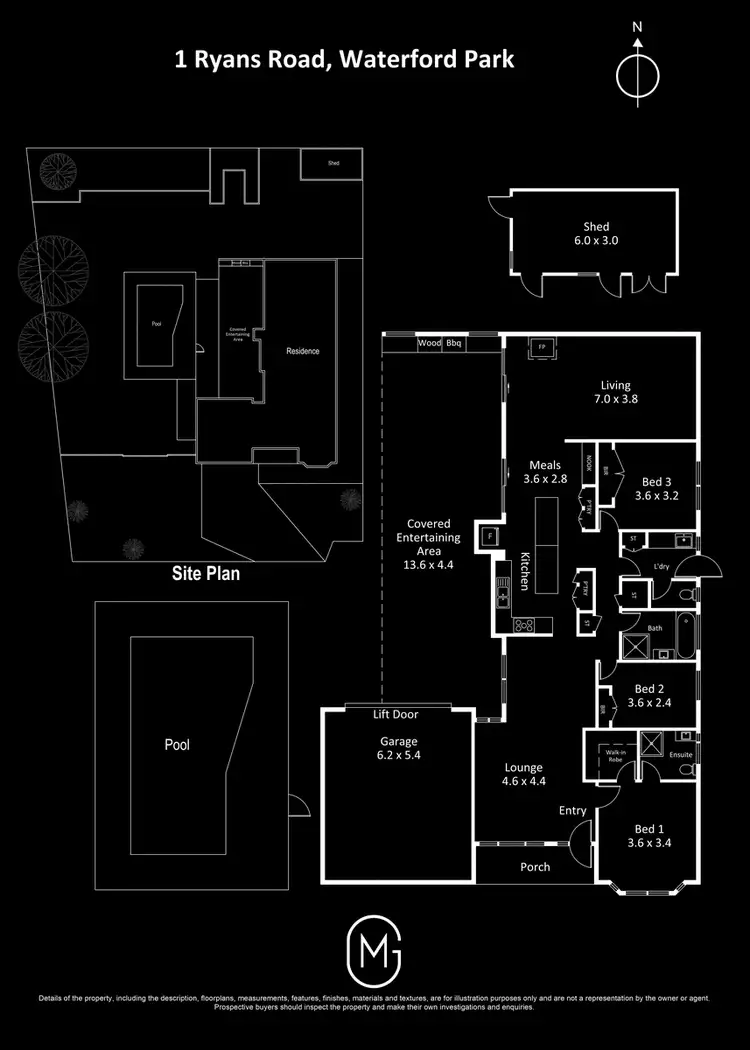 Floorplan of Homely house listing, 1 Ryans Road, Waterford Park VIC 3658