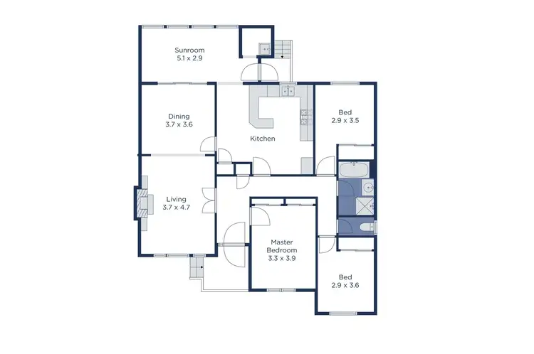 Floorplan of Homely house listing, 49 Tracey Street, Doncaster East VIC 3109