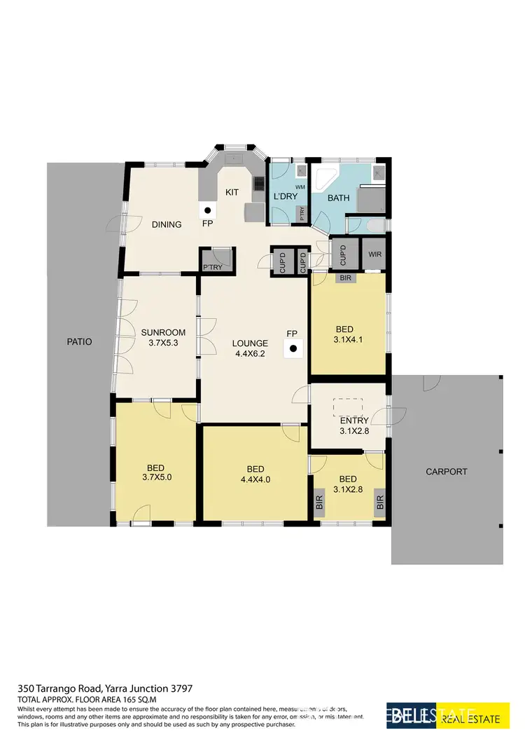 Floorplan of Homely house listing, 350 Tarrango Road, Yarra Junction VIC 3797