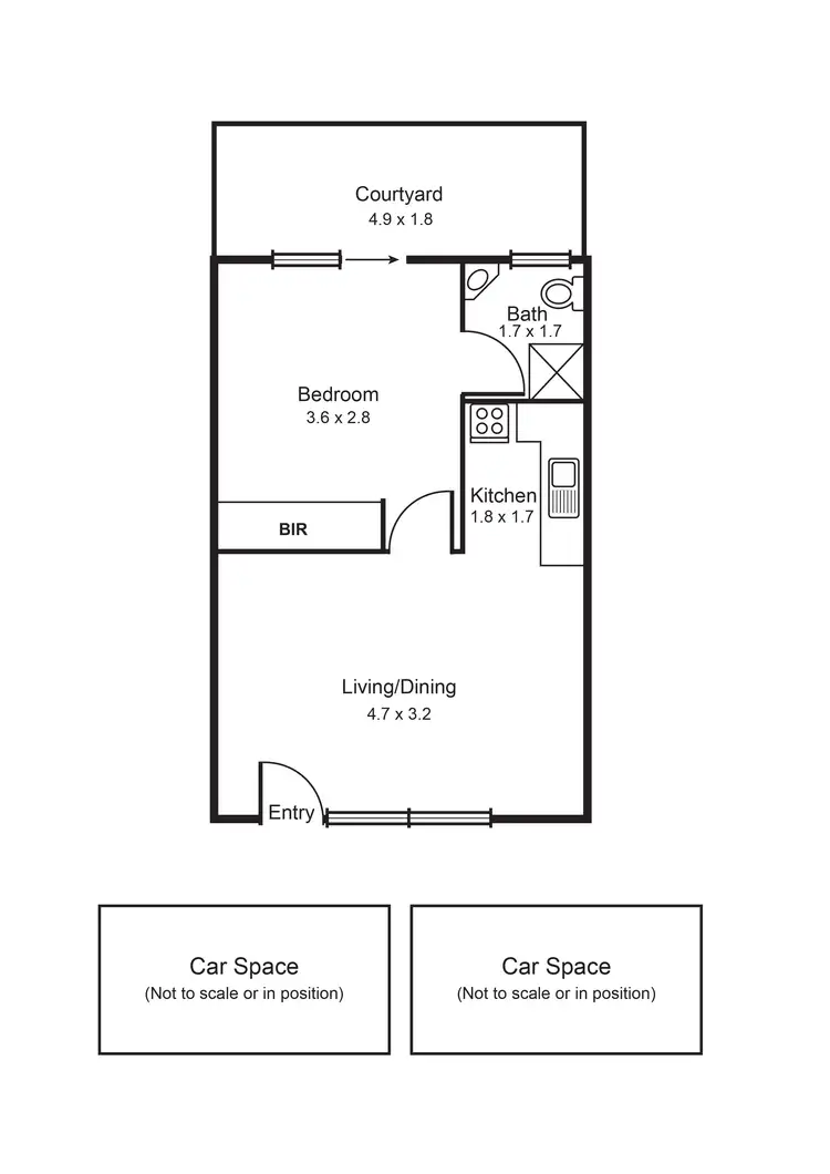 Floorplan of Homely apartment listing, 2/123 Grange Road, Glen Huntly VIC 3163