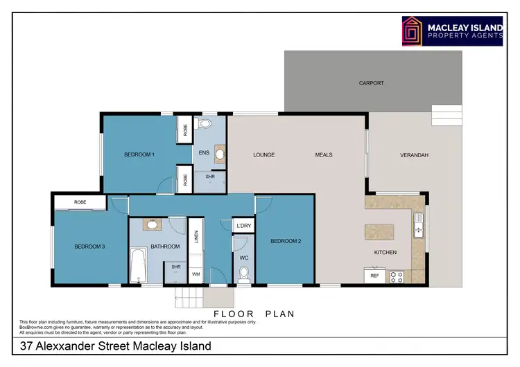 Floorplan of Homely house listing, 37 Alexander Street, Macleay Island QLD 4184