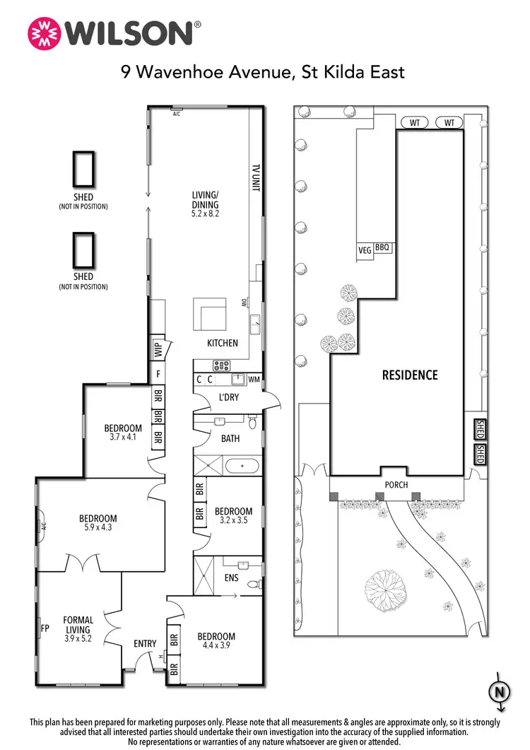 Floorplan of Homely house listing, 9 Wavenhoe Avenue, St Kilda East VIC 3183