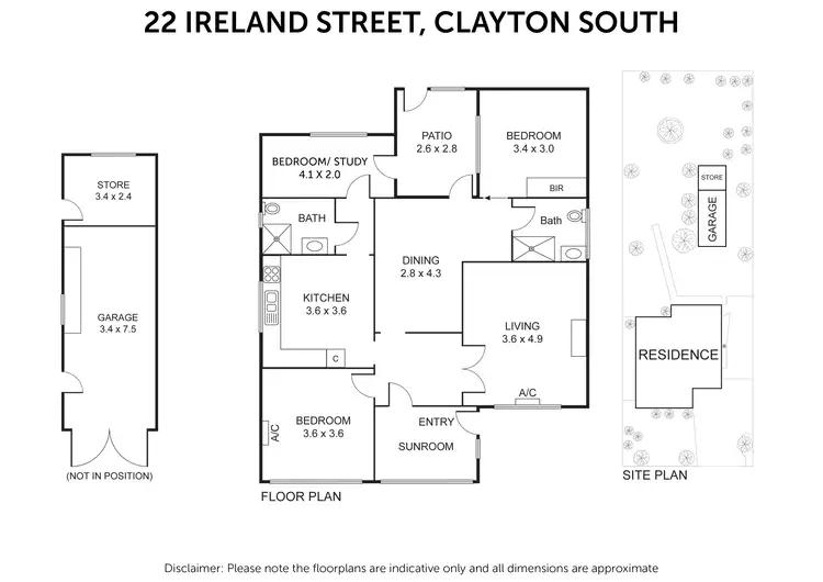 Floorplan of Homely house listing, 22 Ireland Road, Clayton South VIC 3169
