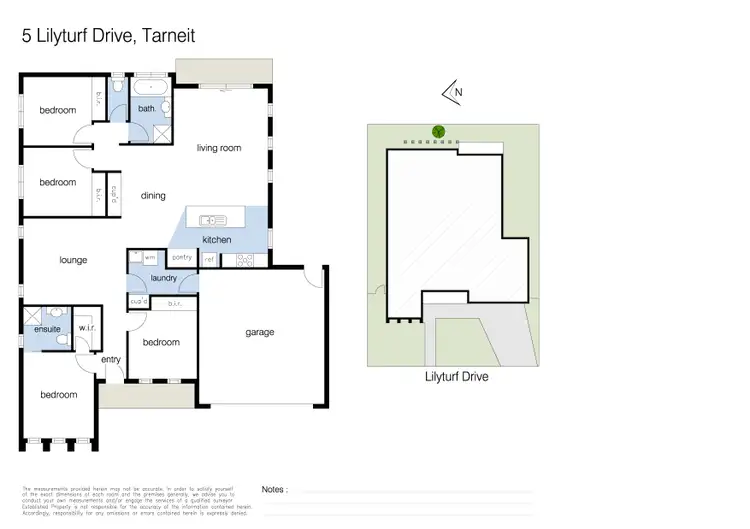 Floorplan of Homely house listing, 5 Lilyturf Drive, Tarneit VIC 3029