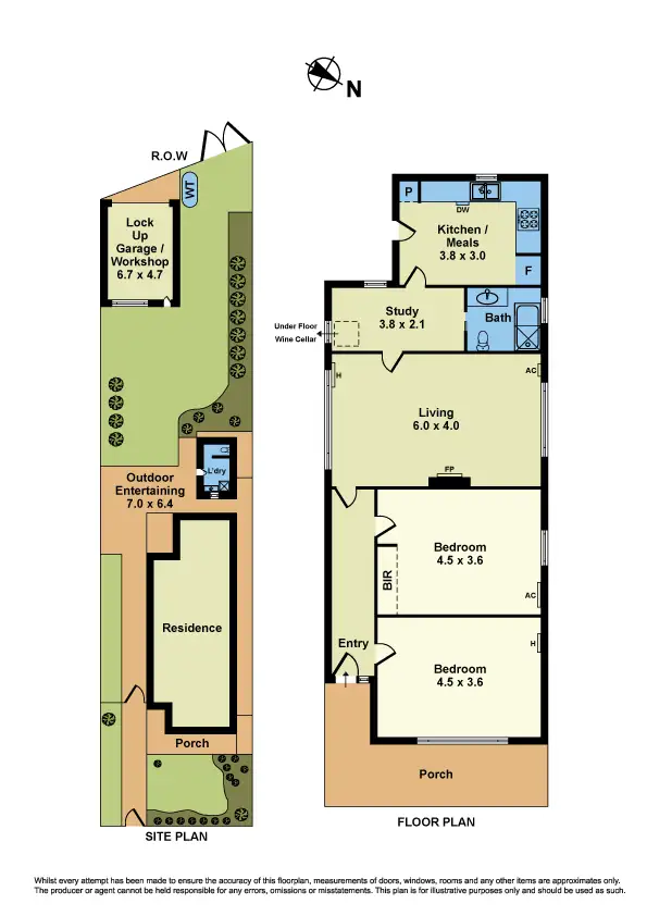 Floorplan of Homely house listing, 85 Railway Crescent, Williamstown VIC 3016