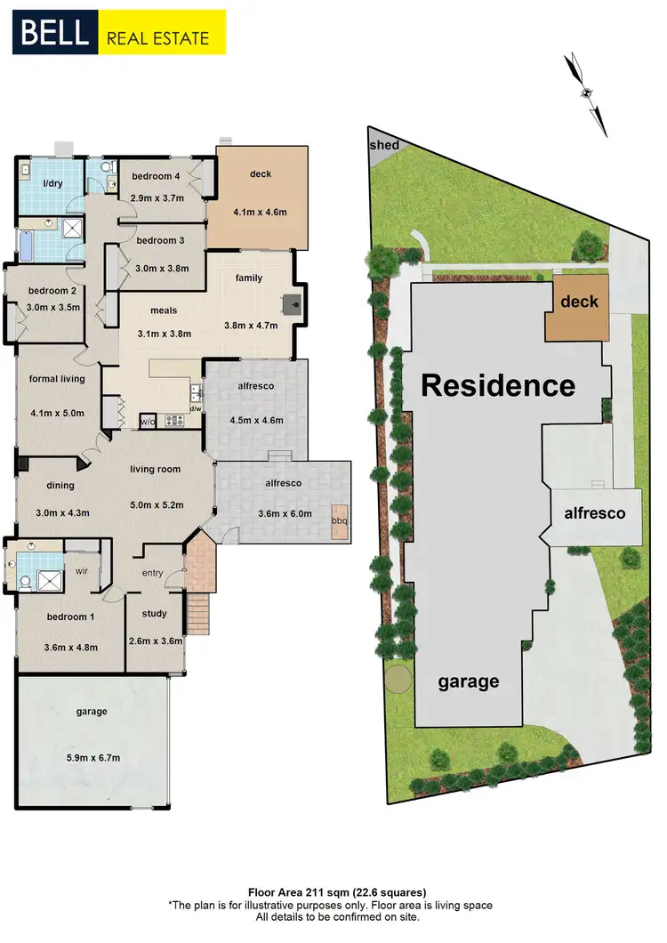 Floorplan of Homely house listing, 15 Gregory Road, Boronia VIC 3155