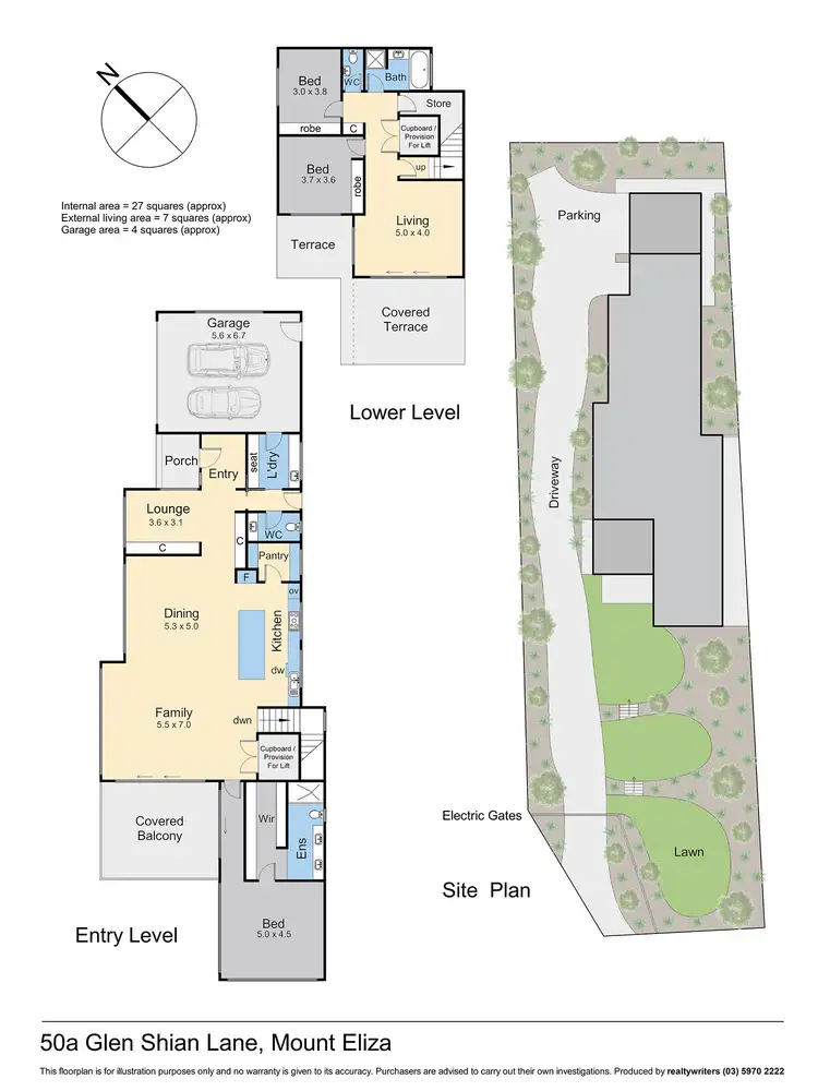 Floorplan of Homely house listing, 50 Glen Shian Lane, Mount Eliza VIC 3930