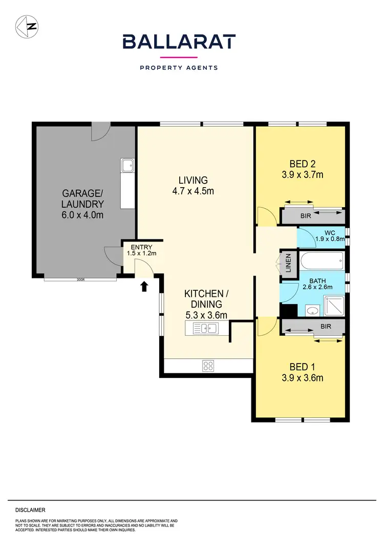 Floorplan of Homely townhouse listing, 319A Elsworth Street West, Mount Pleasant VIC 3350
