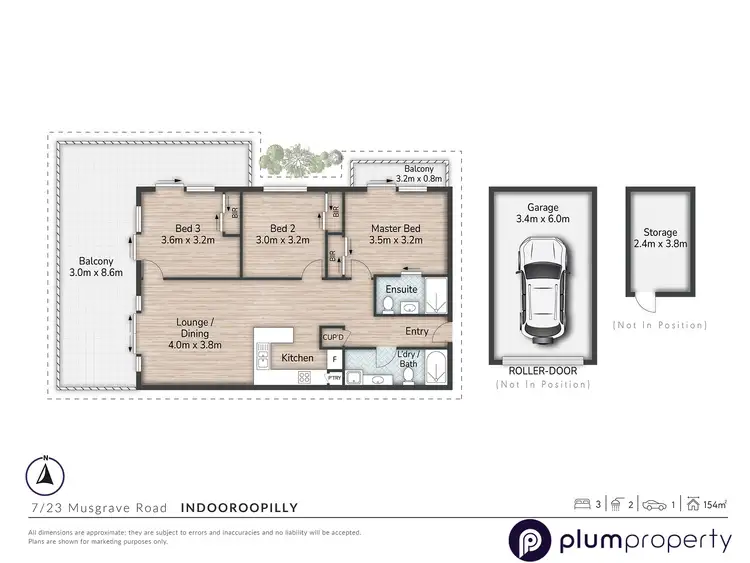 Floorplan of Homely unit listing, 7/23 Musgrave Road, Indooroopilly QLD 4068