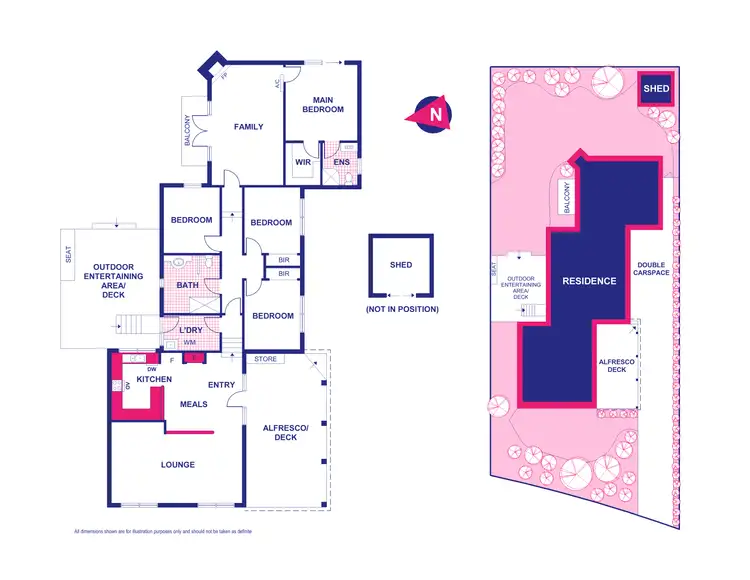 Floorplan of Homely house listing, 7 Arcadia Way, Eltham North VIC 3095