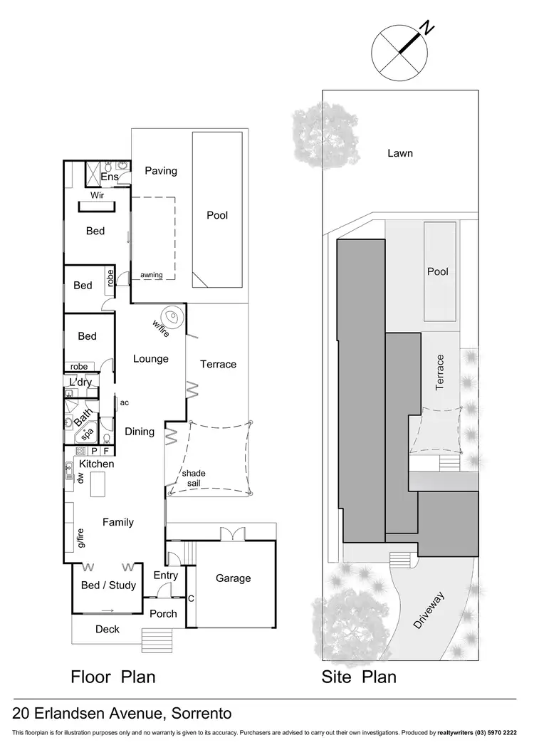 Floorplan of Homely house listing, 20 Erlandsen Avenue, Sorrento VIC 3943