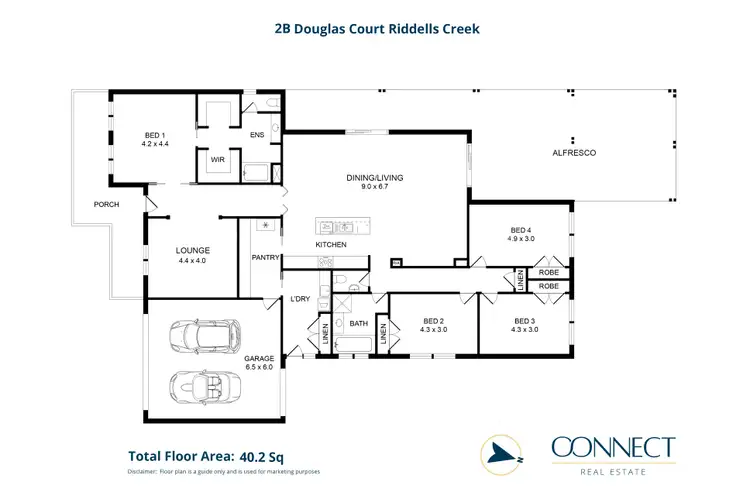 Floorplan of Homely house listing, 2B Douglas Court, Riddells Creek VIC 3431