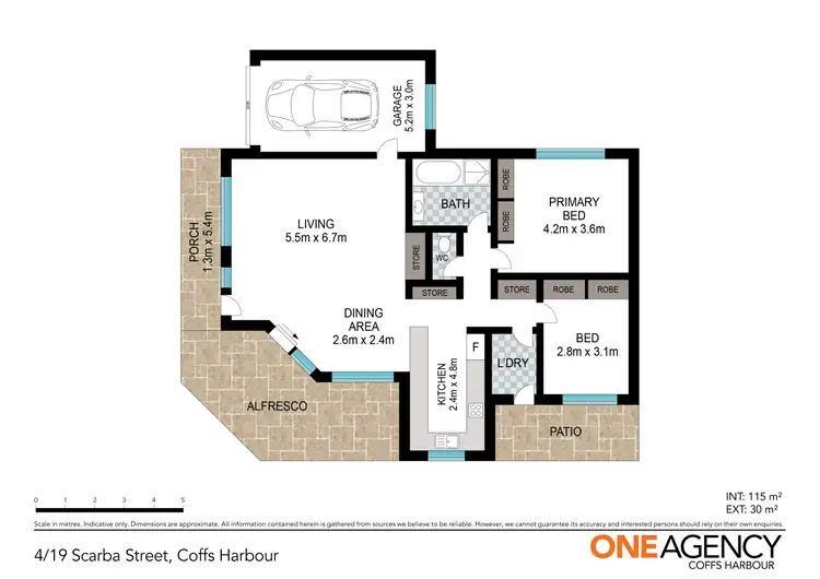 Floorplan of Homely villa listing, 4/19 Scarba Street, Coffs Harbour NSW 2450