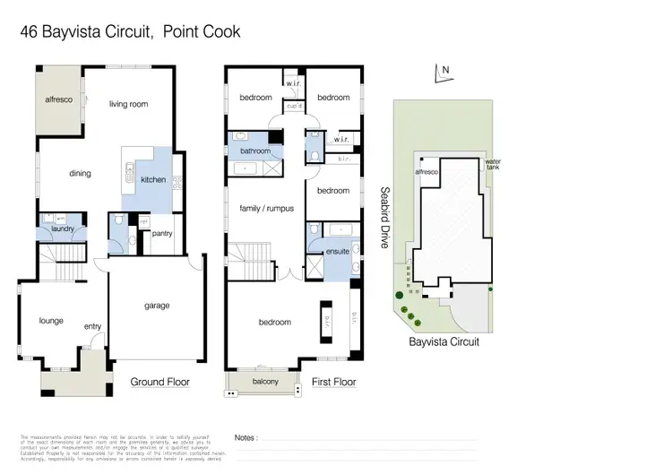 Floorplan of Homely house listing, 46 Bayvista Circuit, Point Cook VIC 3030