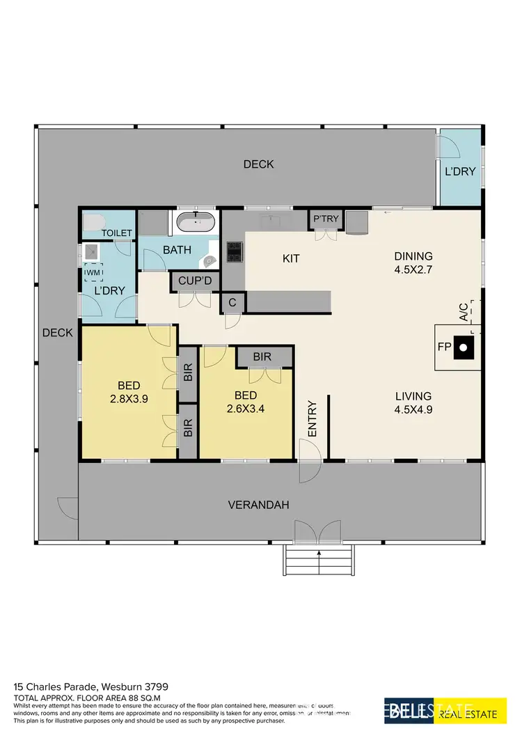 Floorplan of Homely house listing, 15 Charles Parade, Wesburn VIC 3799