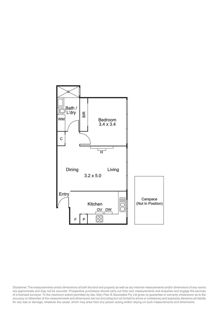 Floorplan of Homely apartment listing, 5/102 Park Street, St Kilda West VIC 3182