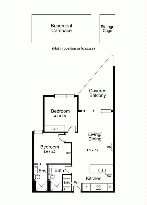Floorplan of Homely apartment listing, 610/16 Woorayl Street, Carnegie VIC 3163