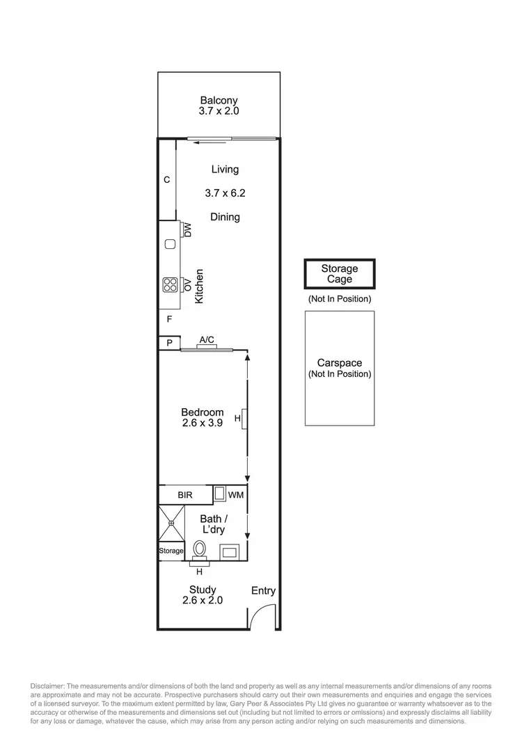 Floorplan of Homely apartment listing, 103/193 Mckinnon Road, Mckinnon VIC 3204