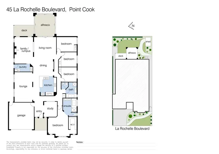 Floorplan of Homely house listing, 45 La Rochelle Boulevard, Point Cook VIC 3030