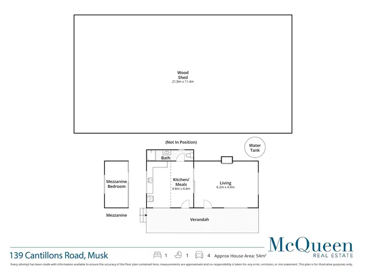 Floorplan of Homely house listing, 139 Cantillons Road, Bullarto VIC 3461