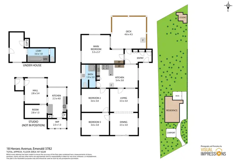 Floorplan of Homely house listing, 18 Heroes Avenue, Emerald VIC 3782