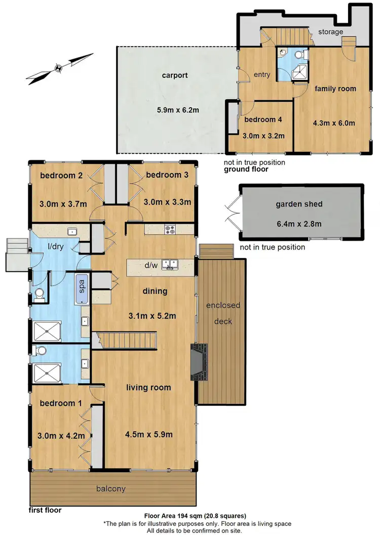Floorplan of Homely house listing, 21 Yarrabee Road, Mount Dandenong VIC 3767