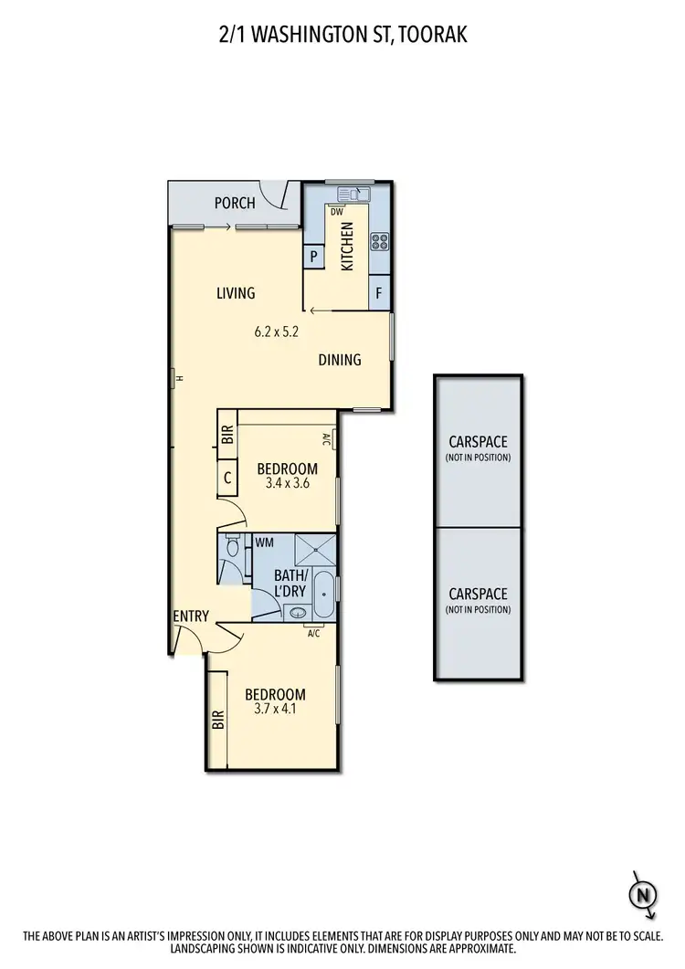 Floorplan of Homely apartment listing, 2/1 Washington Street, Toorak VIC 3142