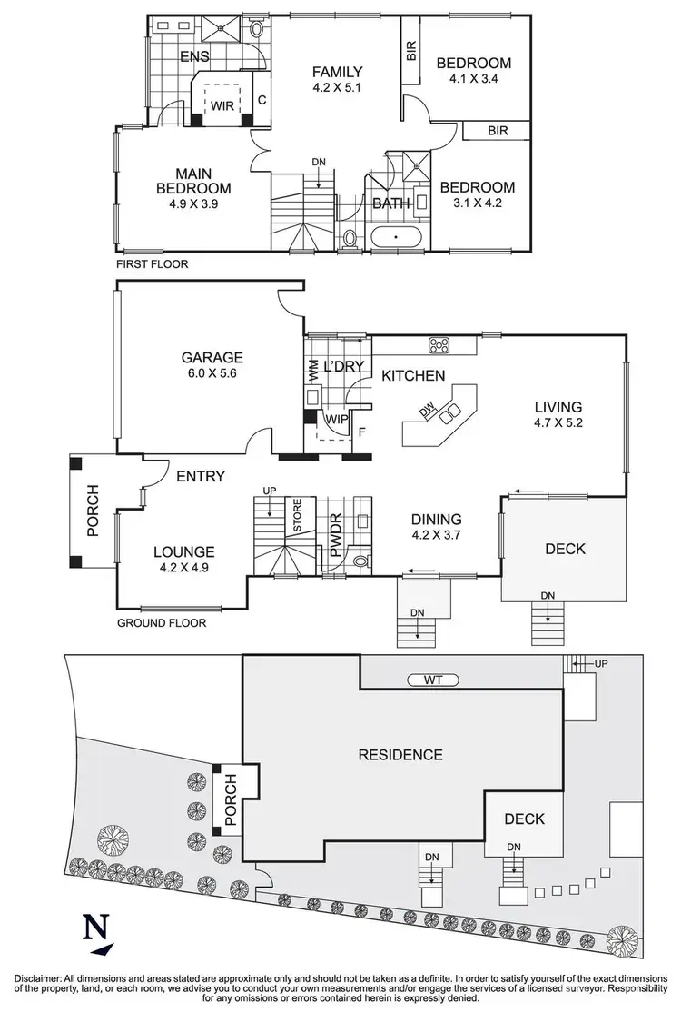 Floorplan of Homely townhouse listing, 1/4 Ailsa Court, Balwyn North VIC 3104