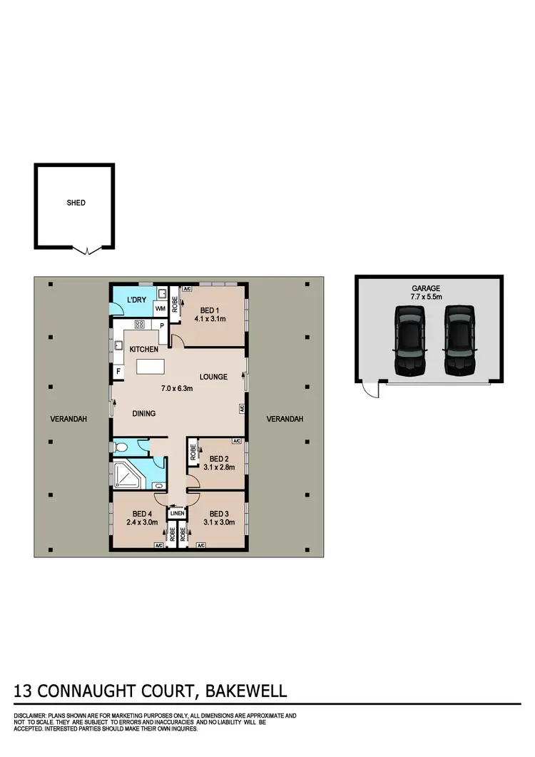 Floorplan of Homely house listing, 13 Connaught Court, Bakewell NT 832
