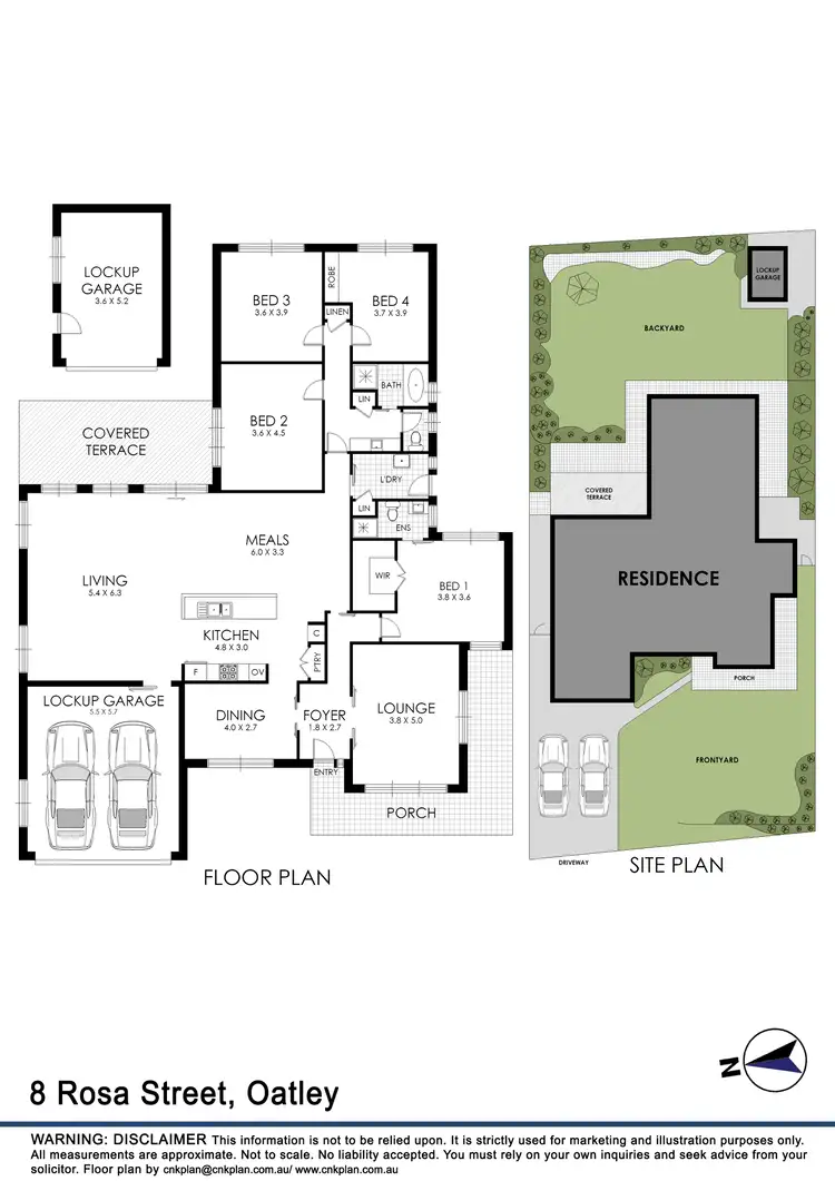 Floorplan of Homely house listing, 8 Rosa Street, Oatley NSW 2223