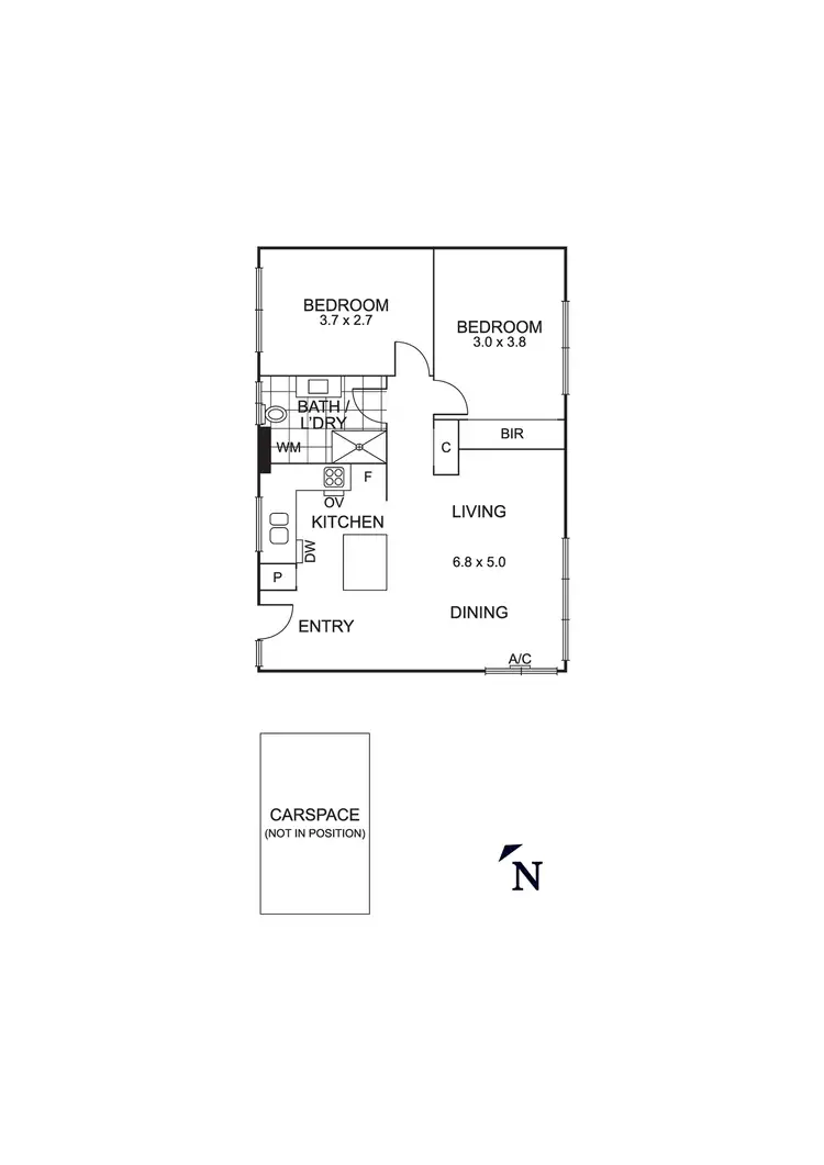 Floorplan of Homely apartment listing, 19/70 Beach Road, Mentone VIC 3194