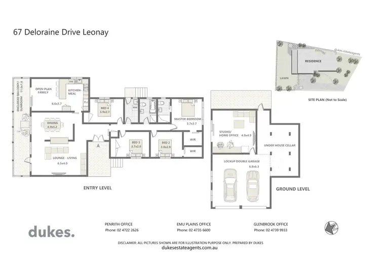 Floorplan of Homely house listing, 67 Deloraine Drive, Leonay NSW 2750