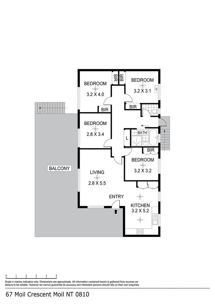 Floorplan of Homely house listing, 67 Moil Crescent, Moil NT 810