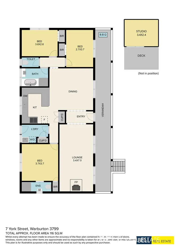 Floorplan of Homely house listing, 7 York Street, Warburton VIC 3799