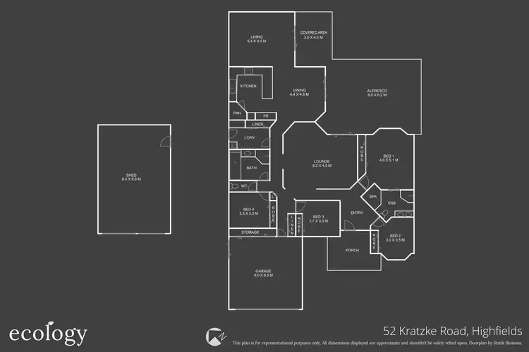 Floorplan of Homely house listing, 52 Kratzke Road, Highfields QLD 4352