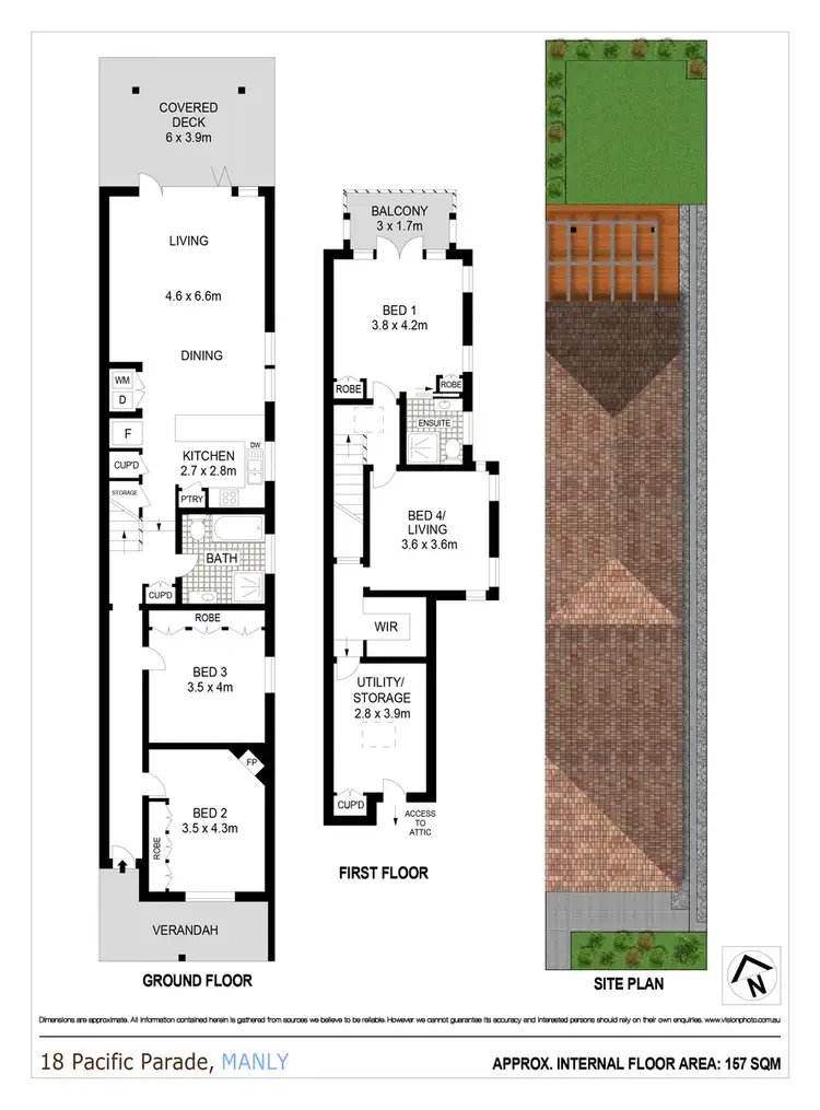 Floorplan of Homely house listing, 18 Pacific Parade, Manly NSW 2095