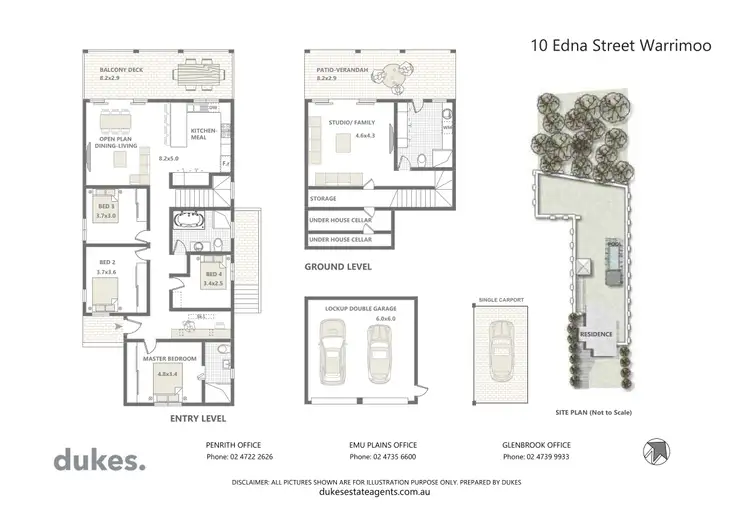 Floorplan of Homely house listing, 10 Edna Street, Warrimoo NSW 2774