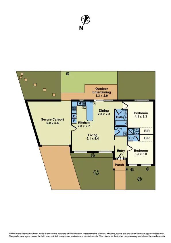 Floorplan of Homely house listing, 75 Corrigan Avenue, Brooklyn VIC 3012