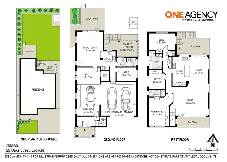 Floorplan of Homely house listing, 29 Oaks Street, Cronulla NSW 2230
