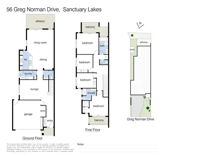 Floorplan of Homely house listing, 56 Greg Norman Drive, Sanctuary Lakes VIC 3030